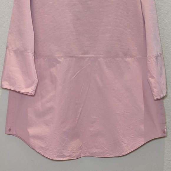 COS Sweatshirt With Shirt Hem Pink Blouse - Picture 4 of 14